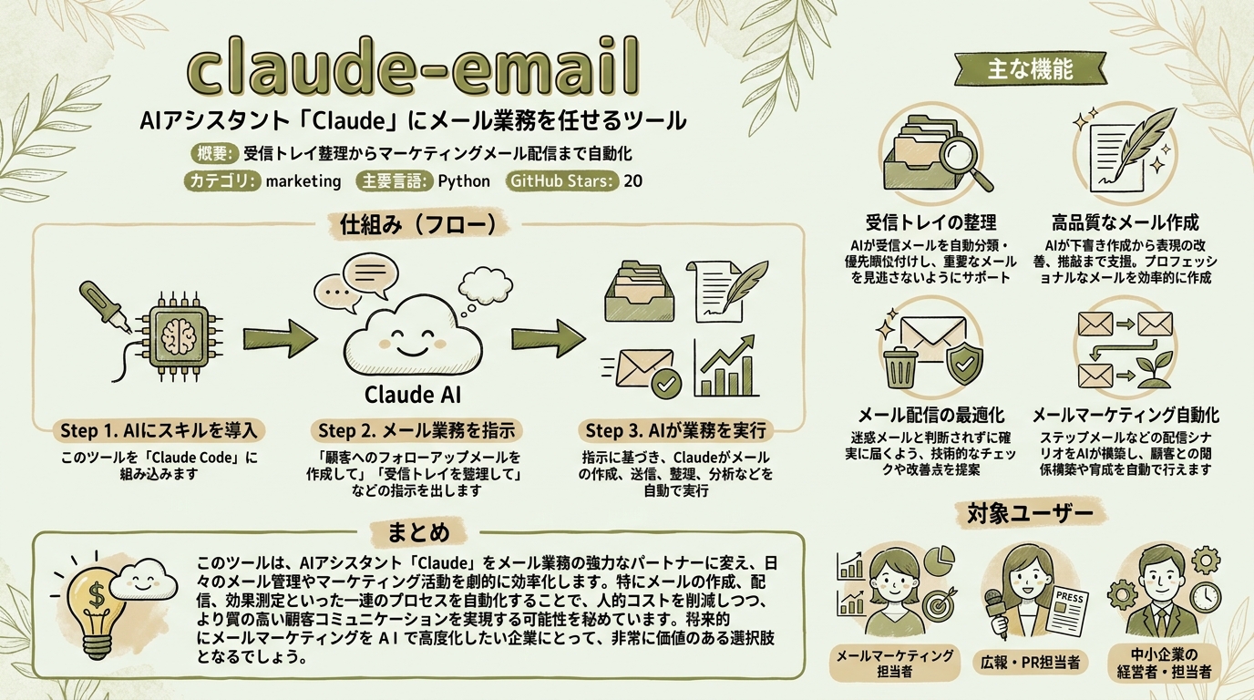 claude-email インフォグラフィック