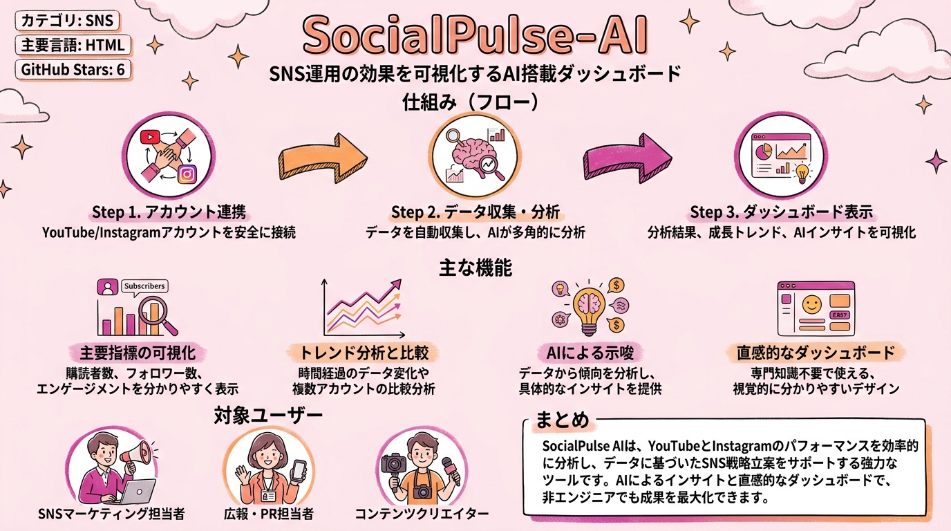 SocialPulse-AI インフォグラフィック