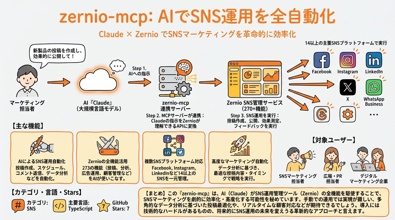 zernio-mcp インフォグラフィック