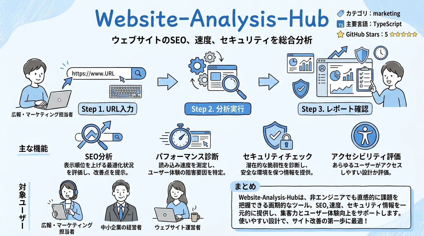 Website-Analysis-Hub インフォグラフィック