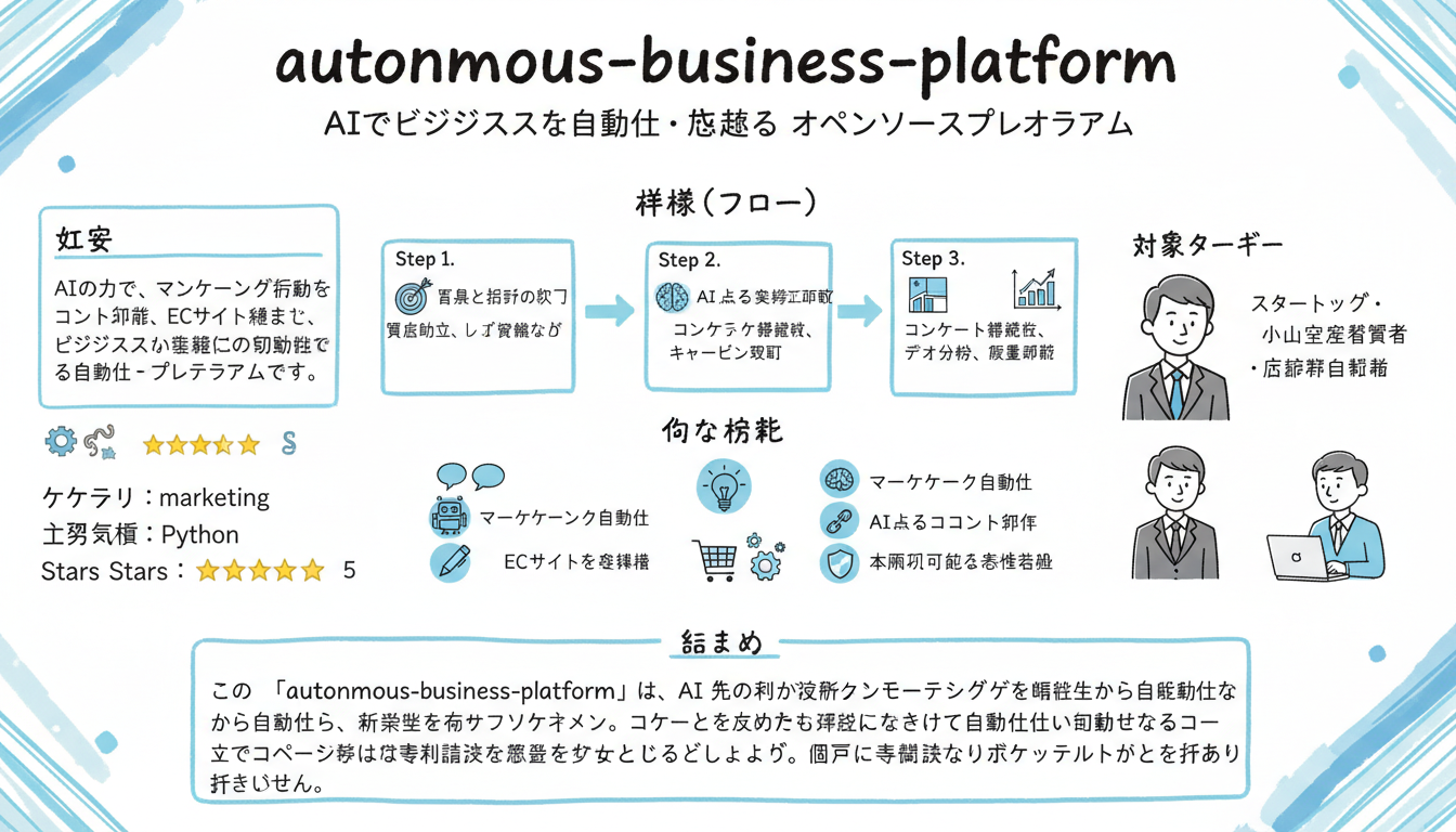 autonomous-business-platform インフォグラフィック