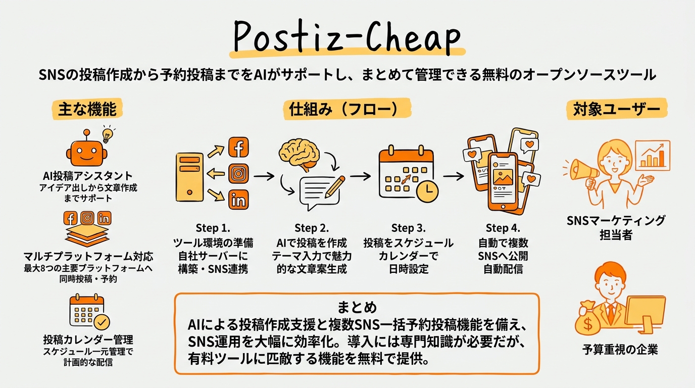 postiz-cheap インフォグラフィック