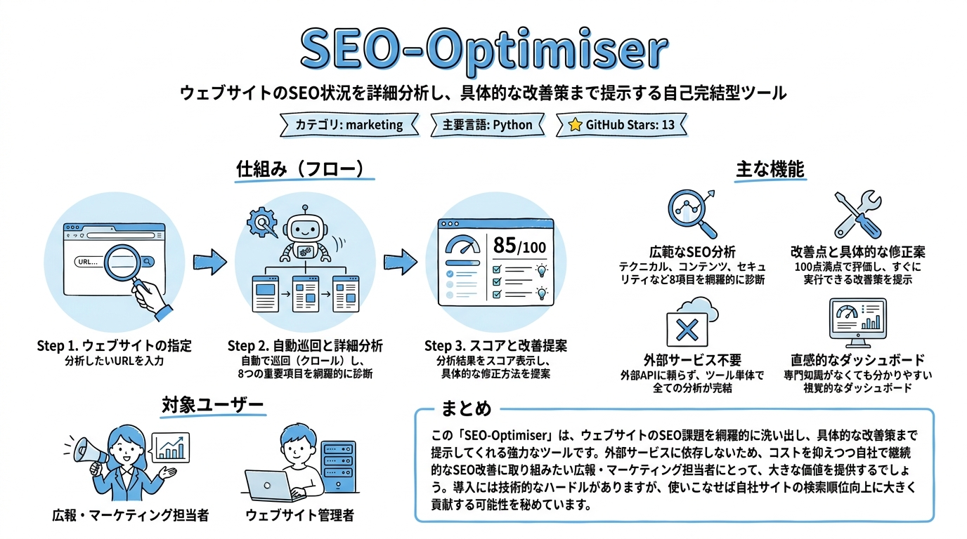 SEO-Optimiser インフォグラフィック
