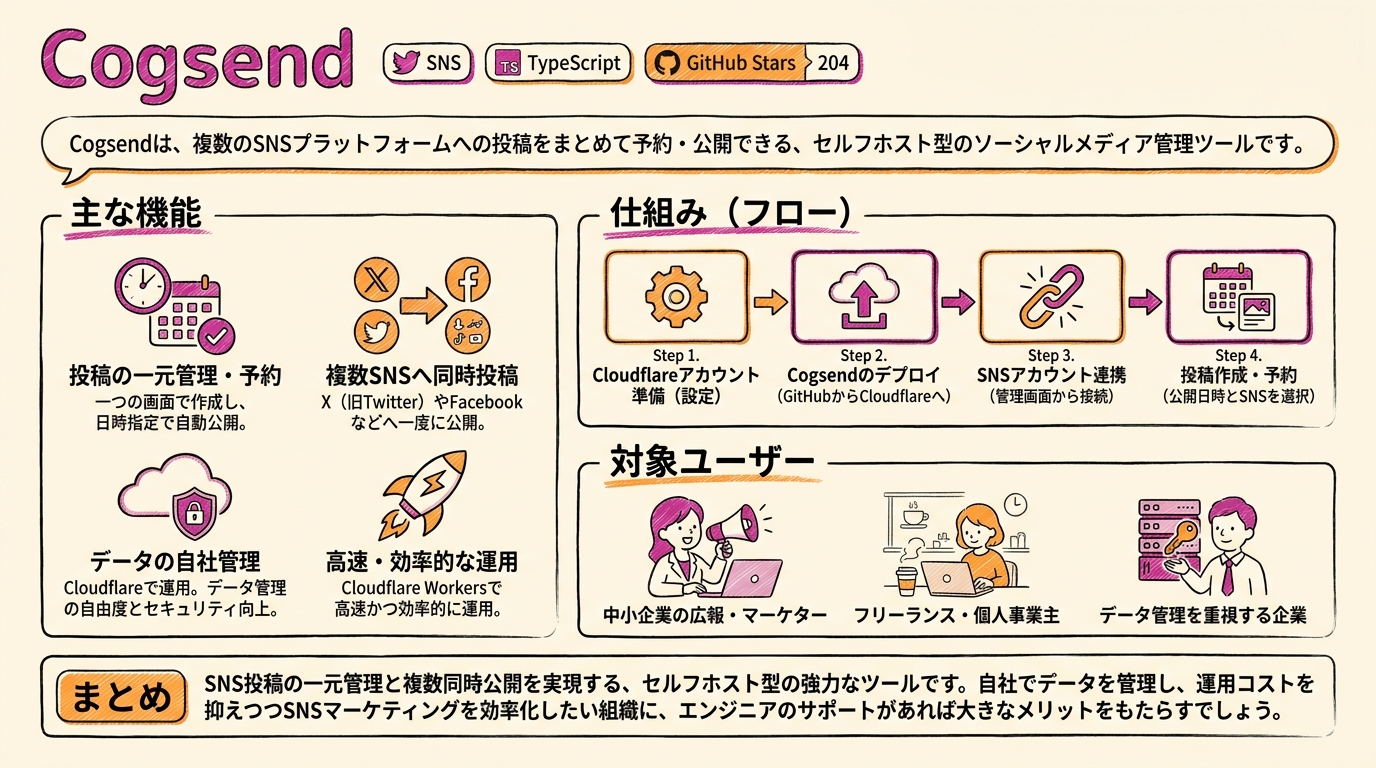 cogsend インフォグラフィック