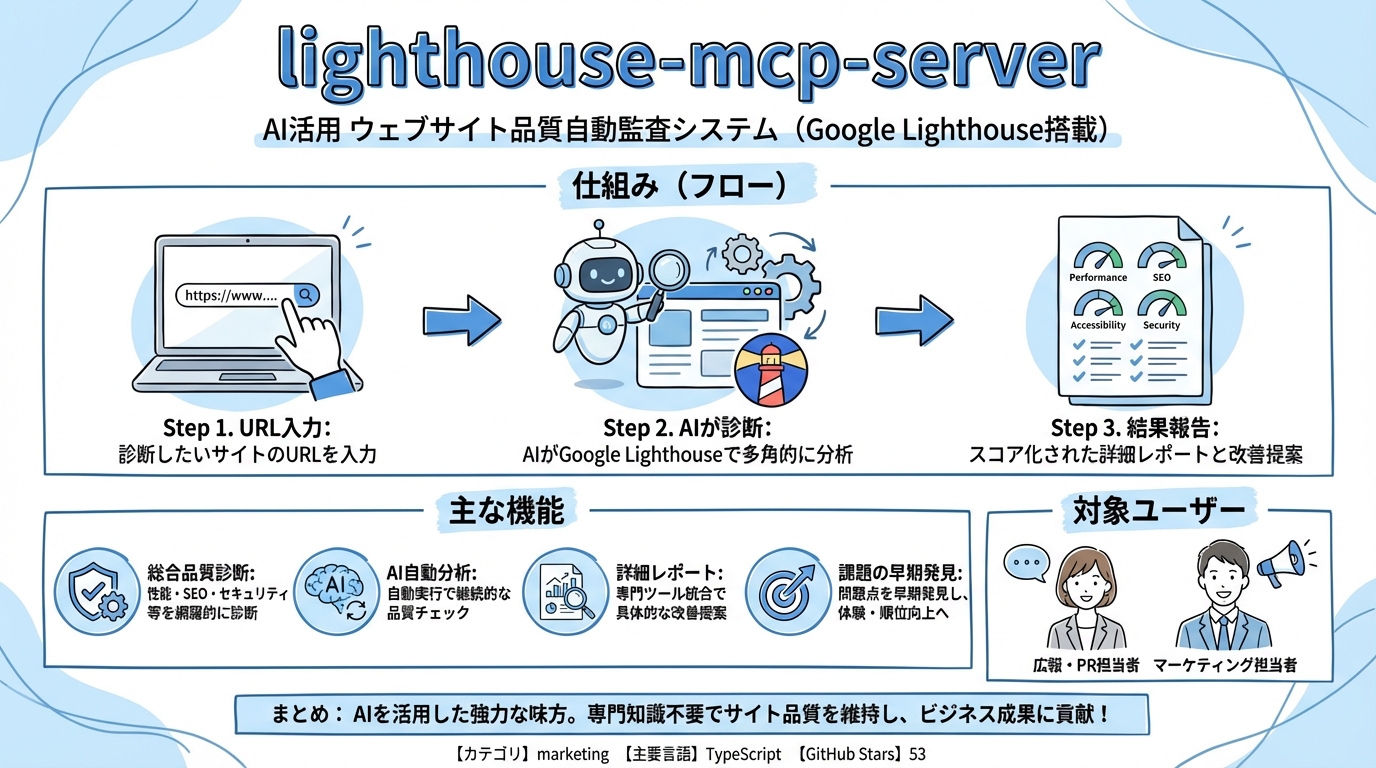 lighthouse-mcp-server インフォグラフィック