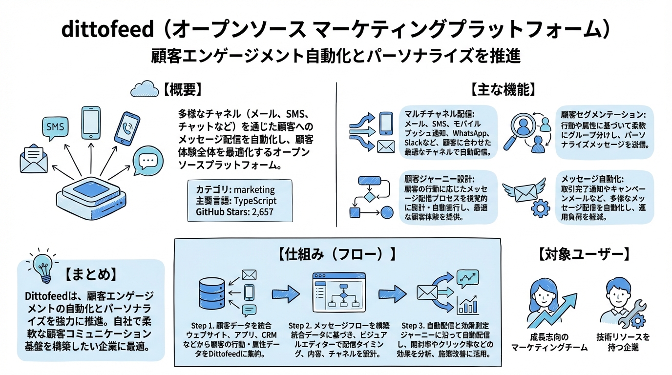 dittofeed インフォグラフィック