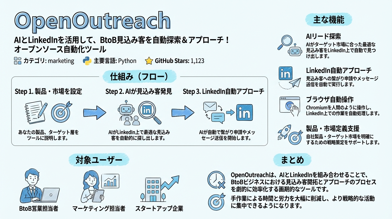OpenOutreach インフォグラフィック