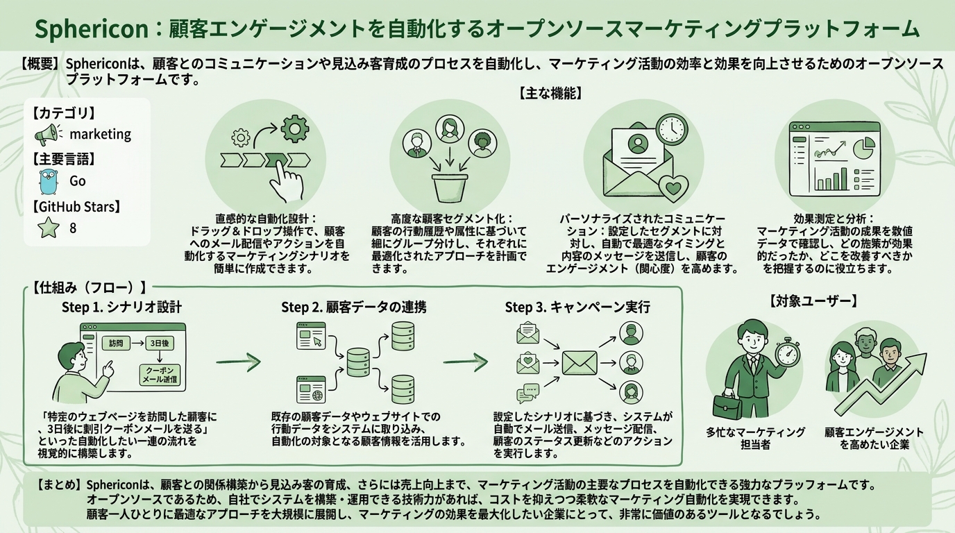 sphericon インフォグラフィック