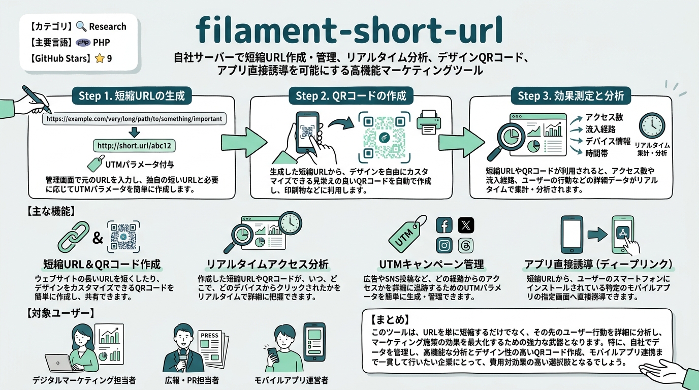 filament-short-url インフォグラフィック