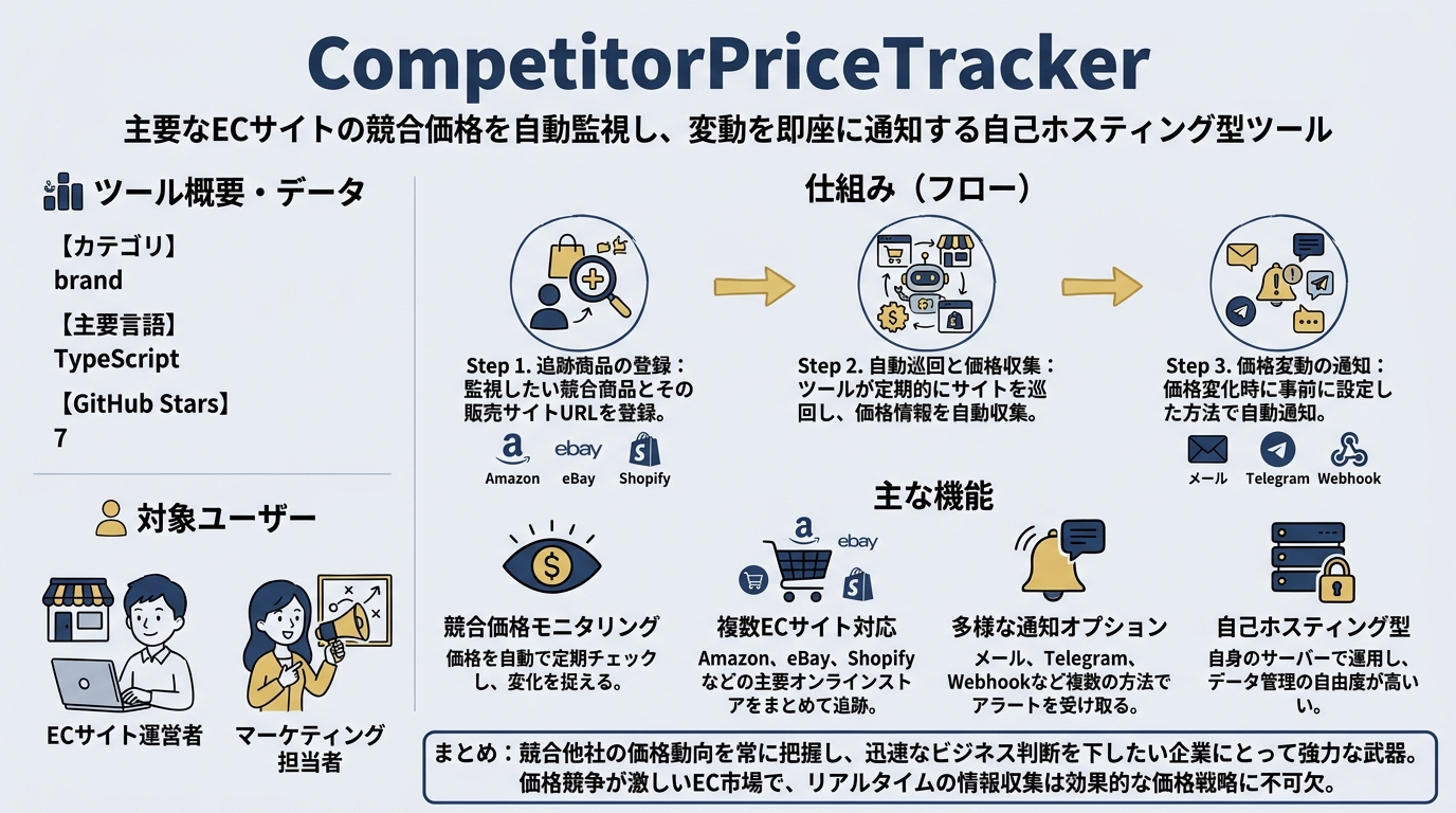CompetitorPriceTracker インフォグラフィック