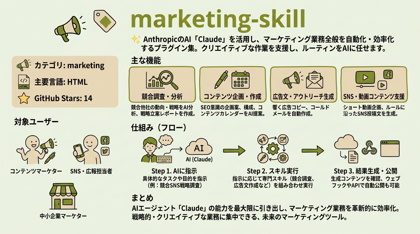 marketing-skill インフォグラフィック