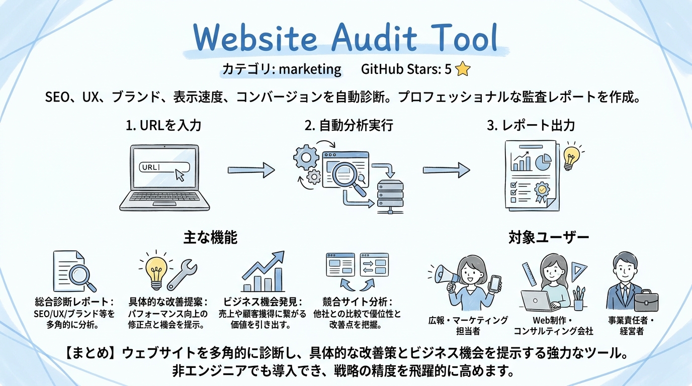 website-audit-tool インフォグラフィック