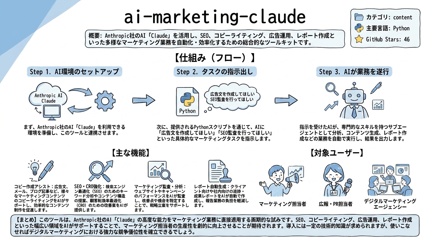 ai-marketing-claude インフォグラフィック