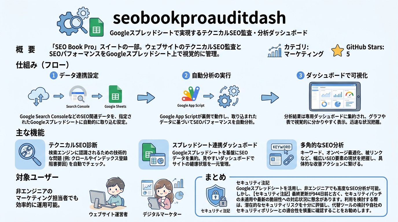 seobookproauditdash インフォグラフィック