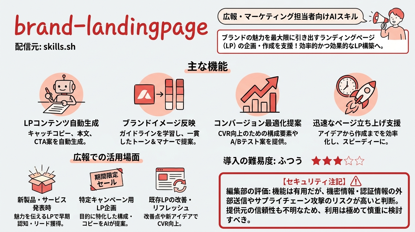 brand-landingpage インフォグラフィック