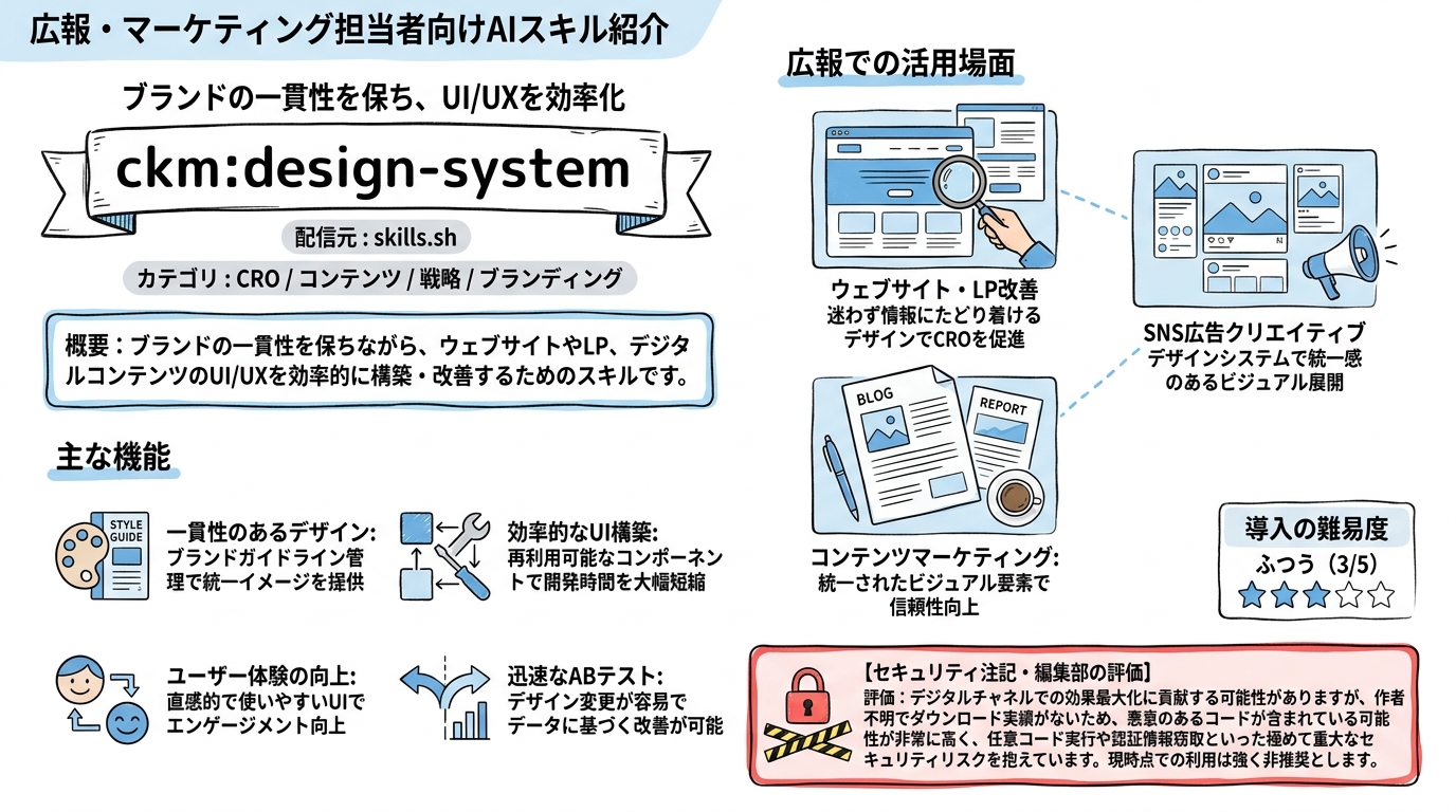 ckm:design-system インフォグラフィック