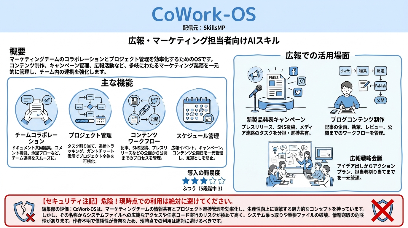 CoWork-OS インフォグラフィック