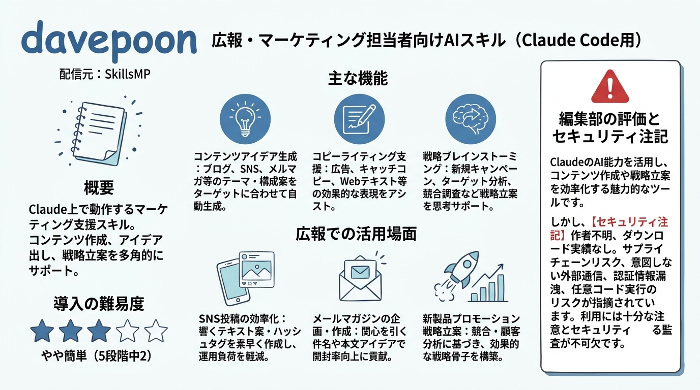 davepoon インフォグラフィック