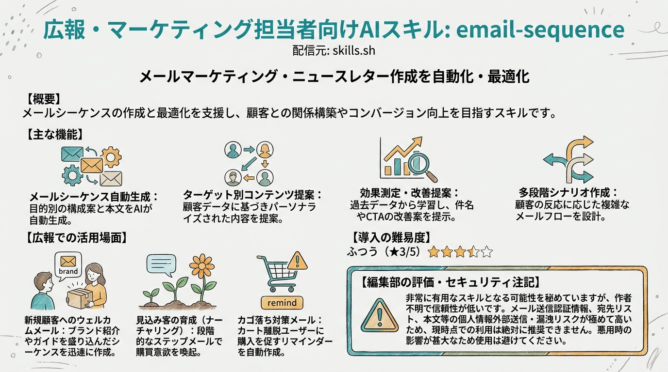 email-sequence インフォグラフィック