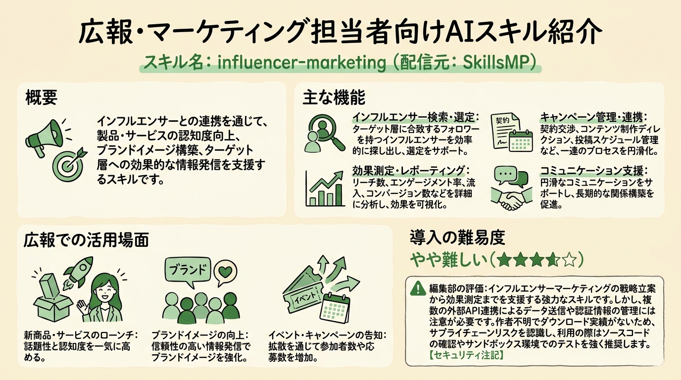 influencer-marketing インフォグラフィック