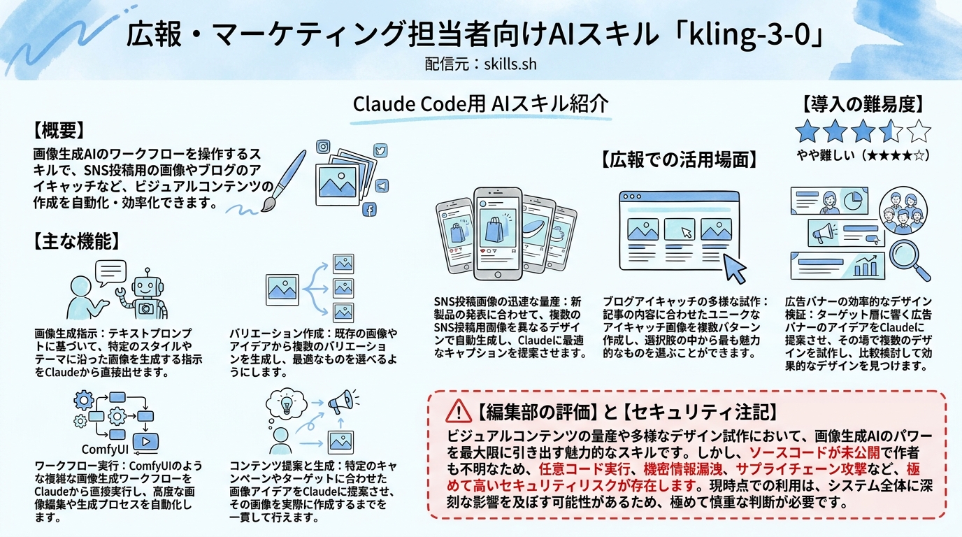 kling-3-0 インフォグラフィック