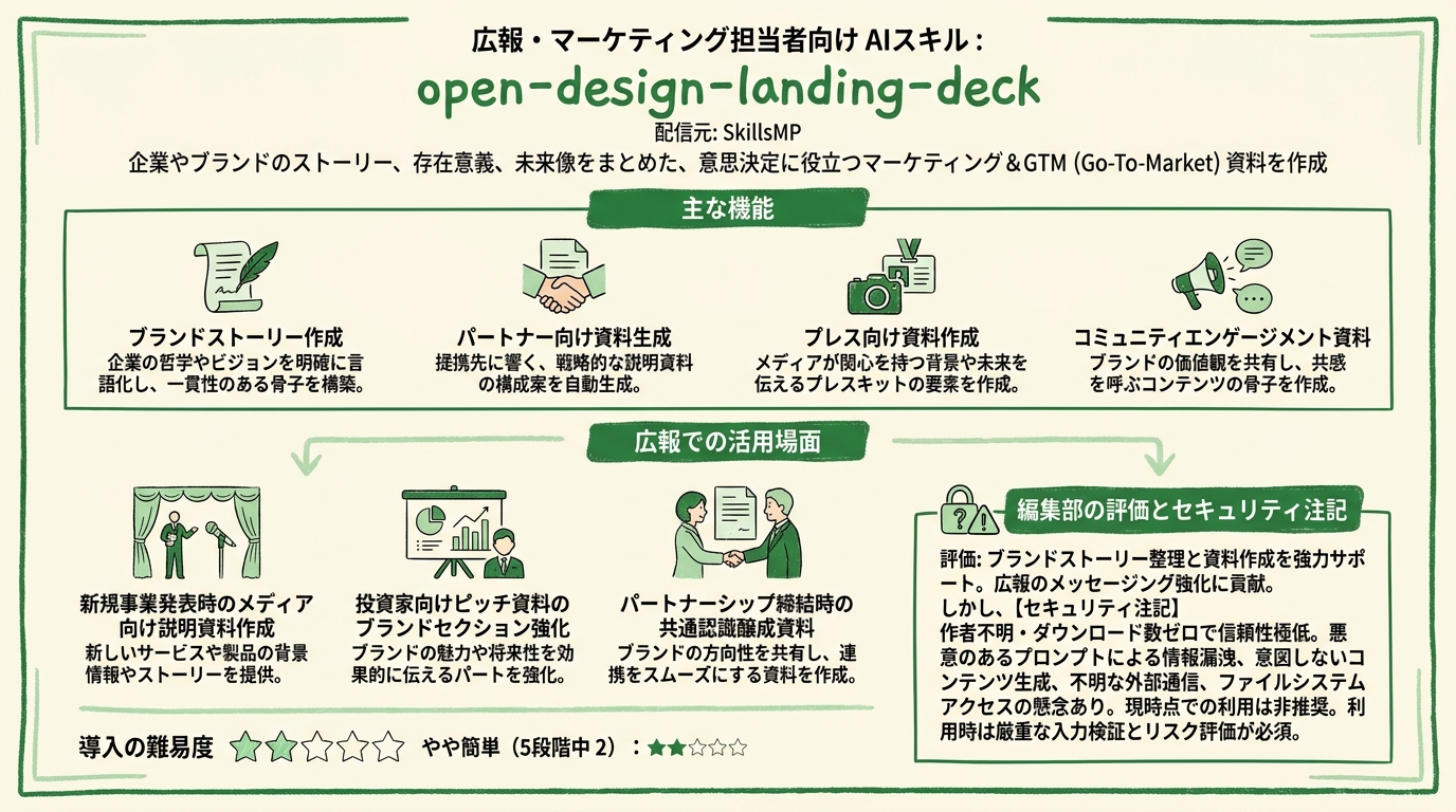 open-design-landing インフォグラフィック