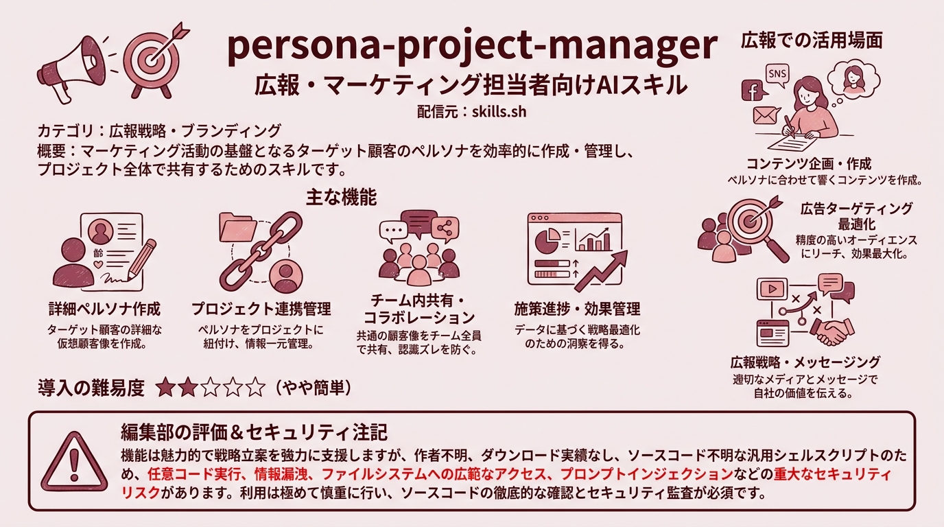 persona-project-manager インフォグラフィック