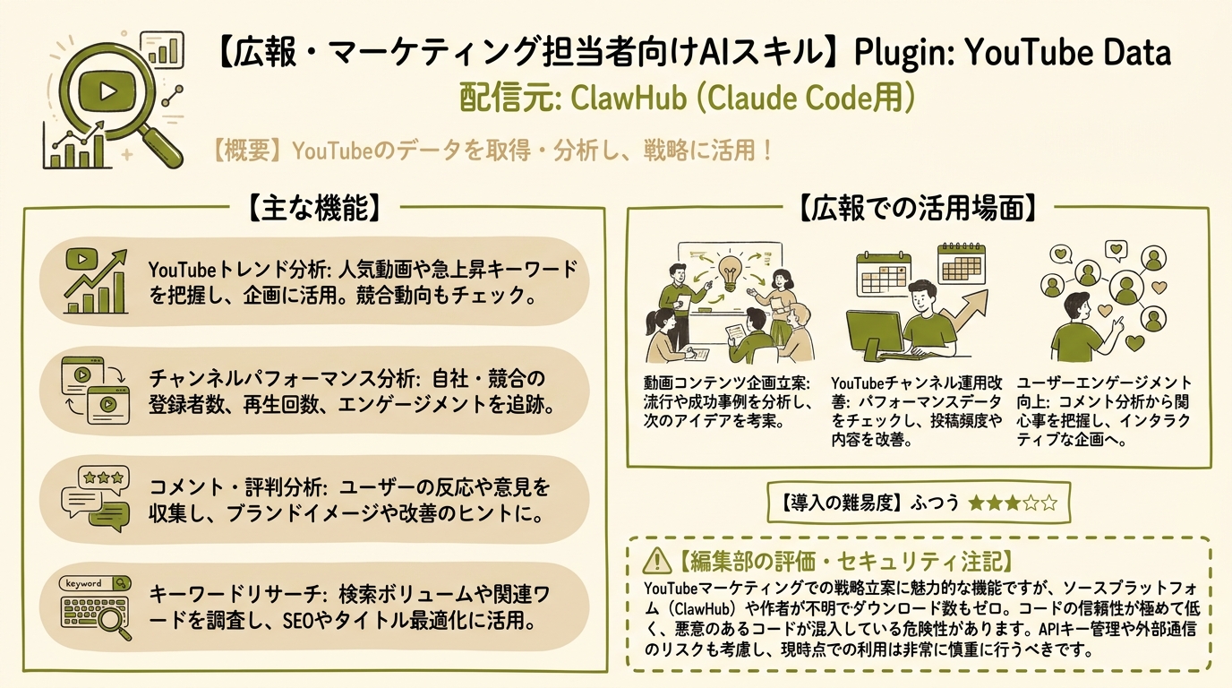 Plugin: YouTube Data インフォグラフィック