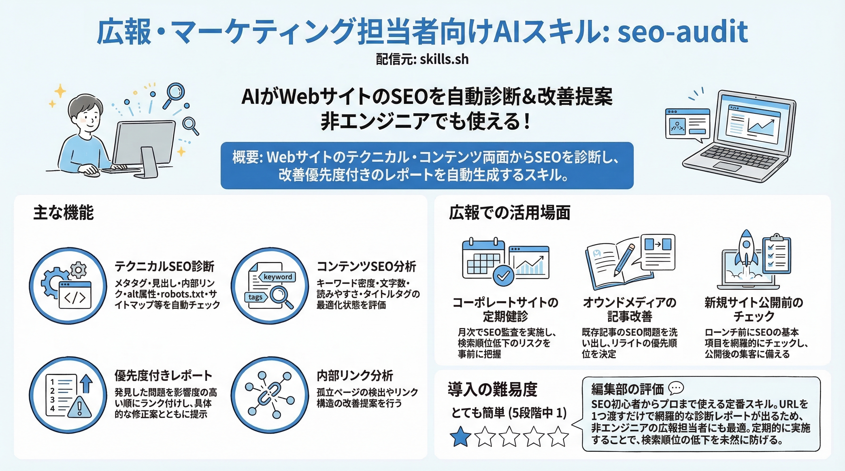 seo-audit インフォグラフィック