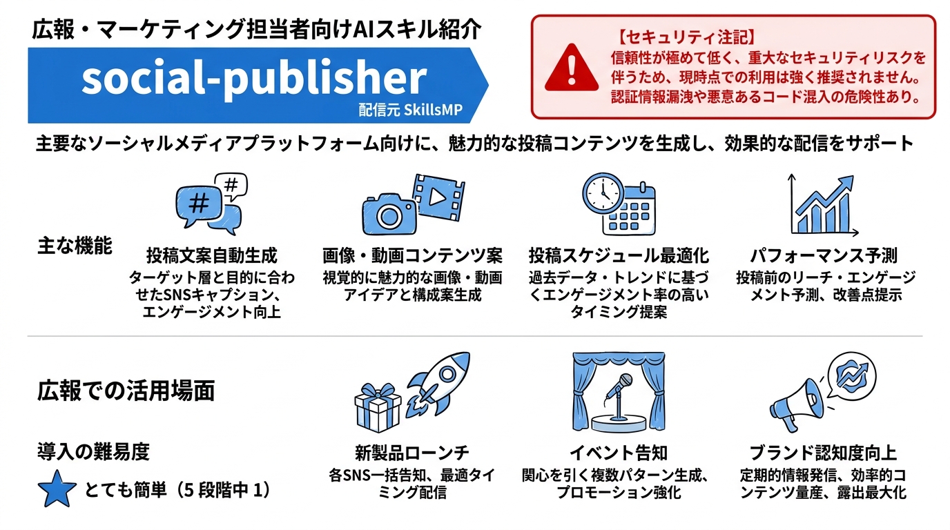 social-publisher インフォグラフィック
