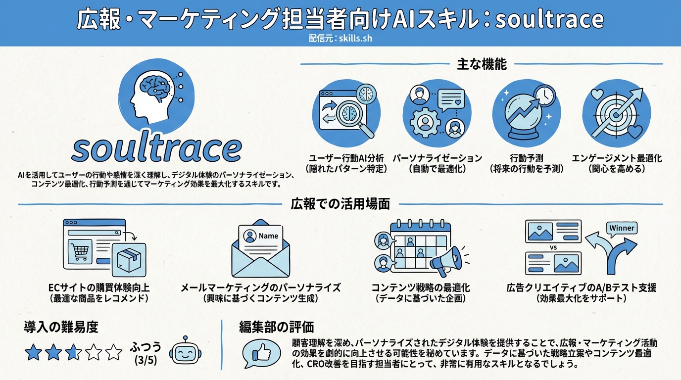 soultrace インフォグラフィック