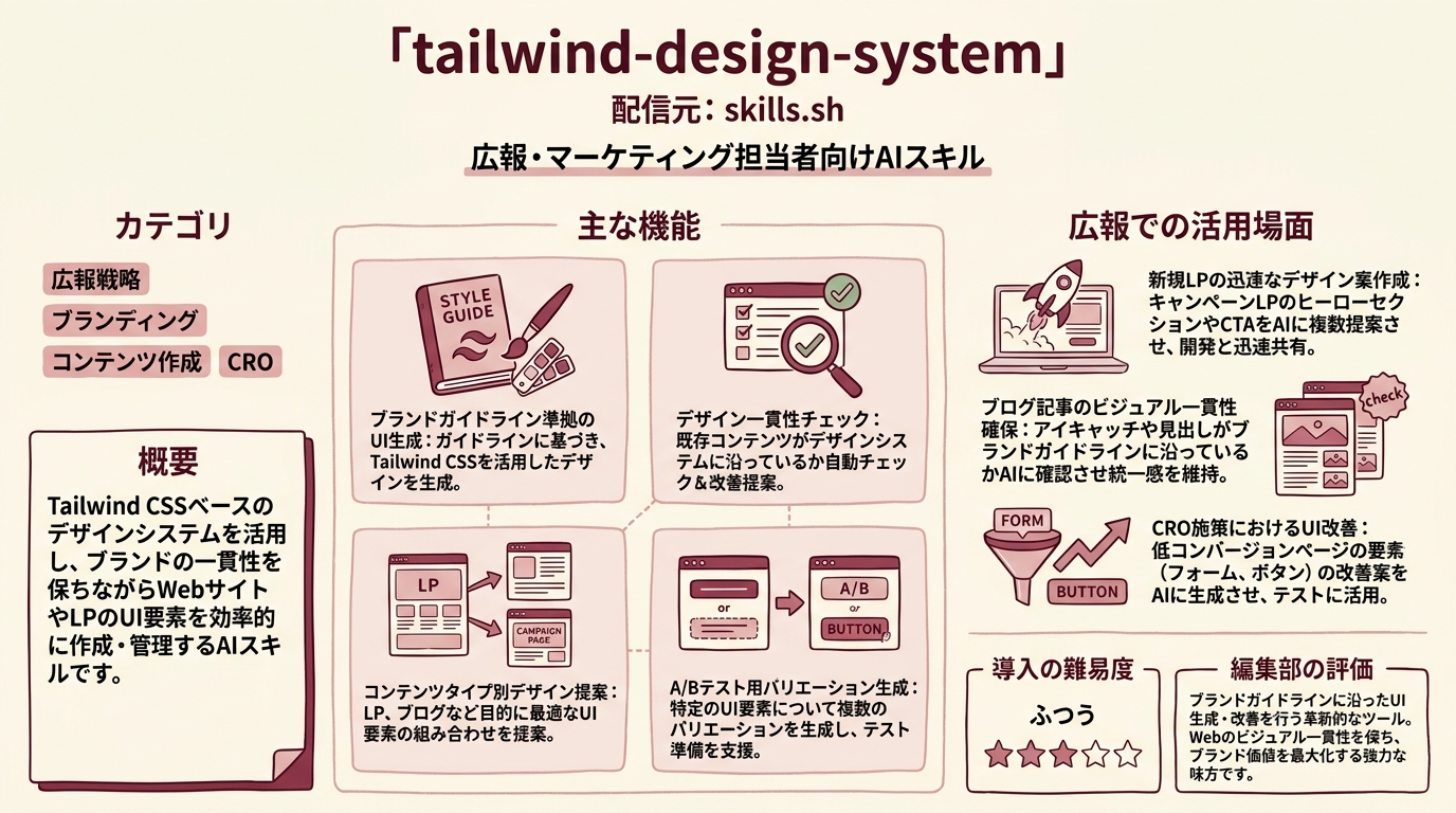 tailwind インフォグラフィック