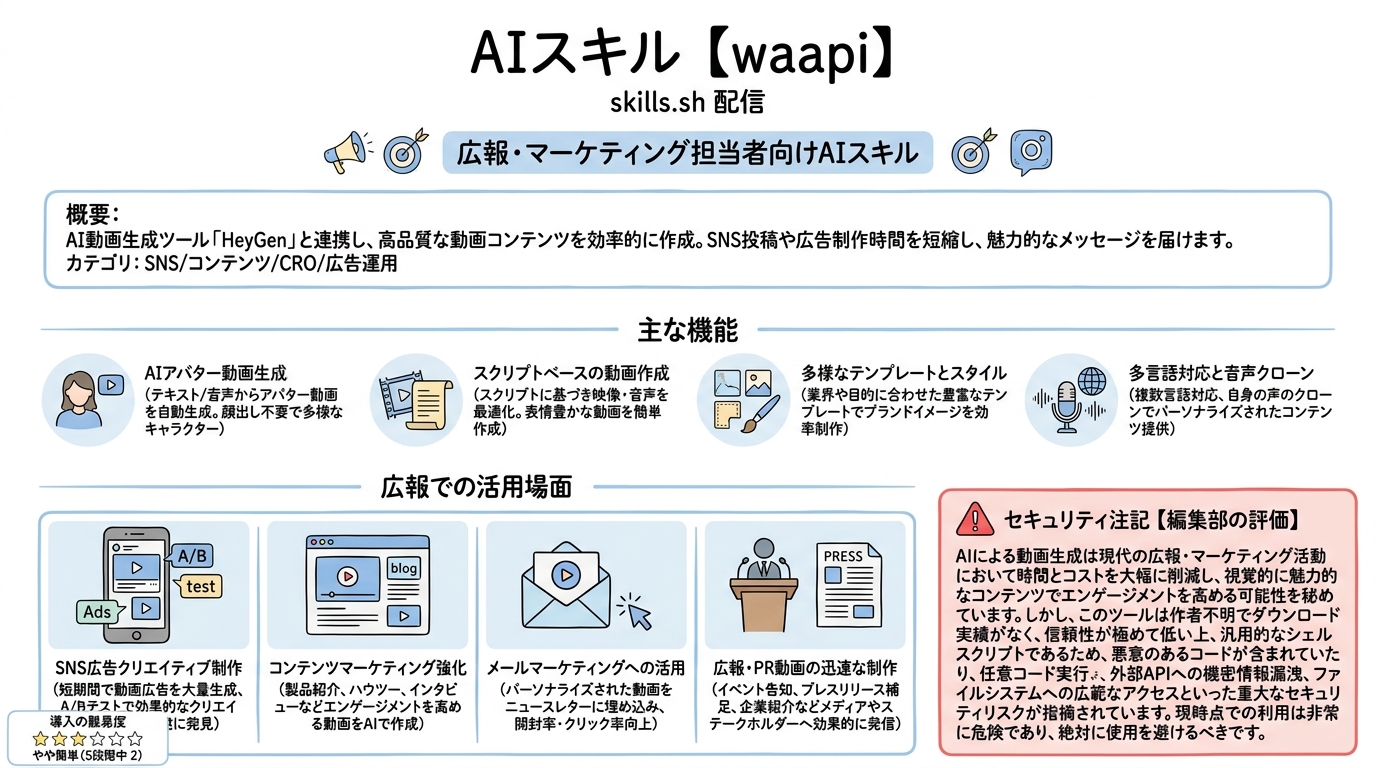 waapi インフォグラフィック