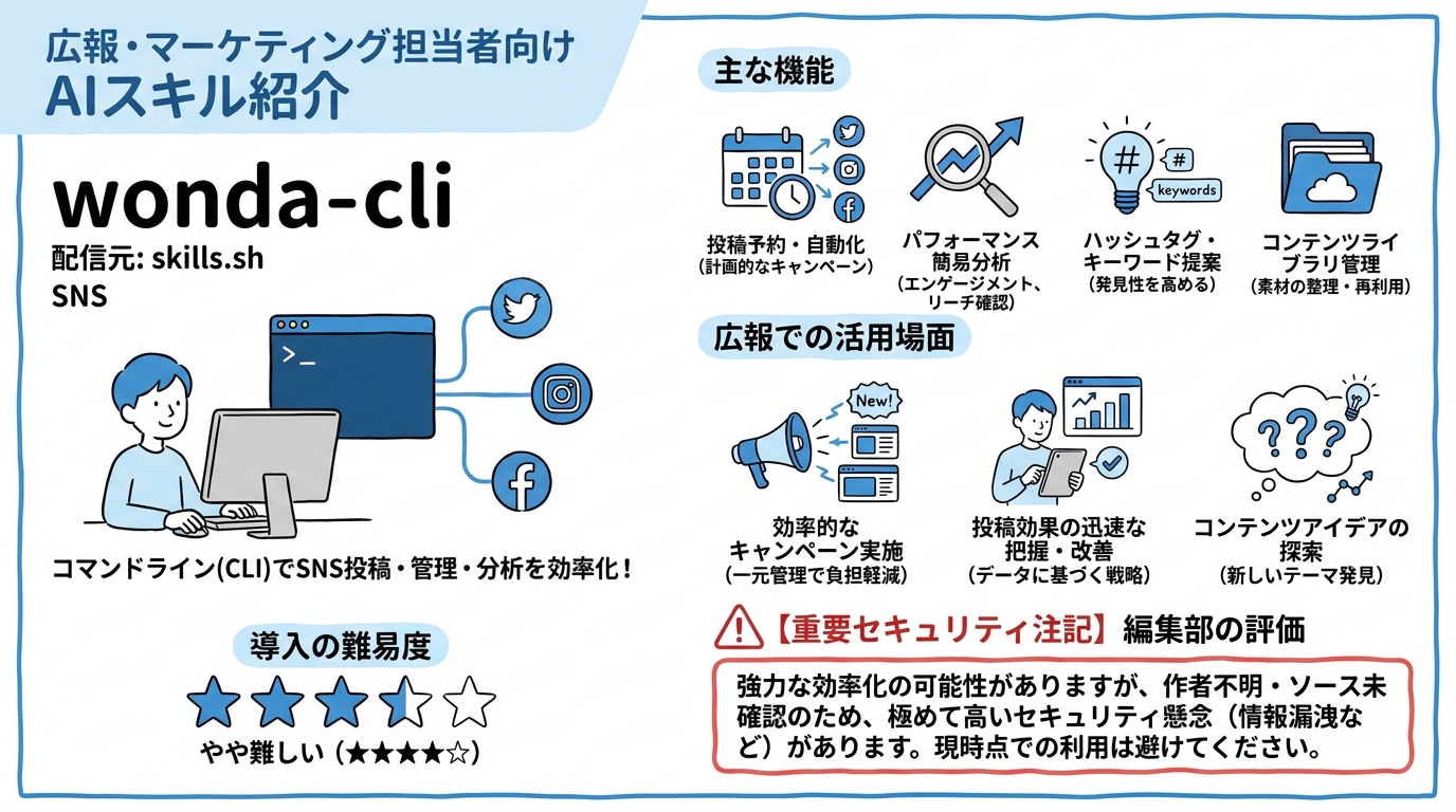wonda-cli インフォグラフィック
