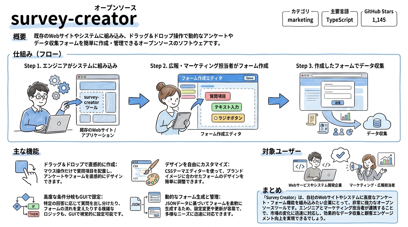 survey-creator インフォグラフィック