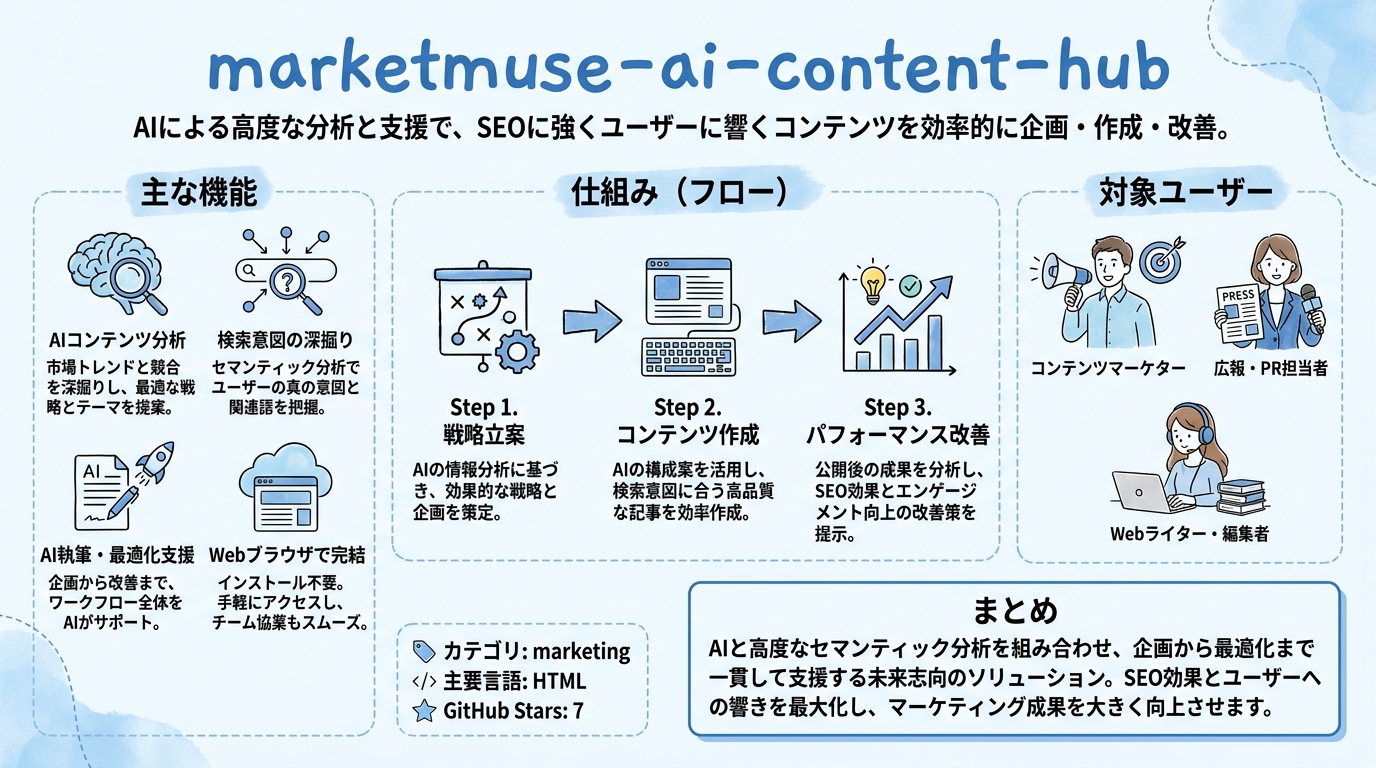 marketmuse-ai-content-hub インフォグラフィック