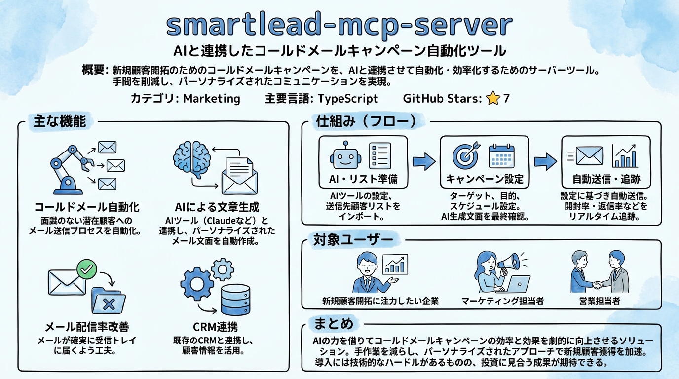 smartlead-mcp-server インフォグラフィック