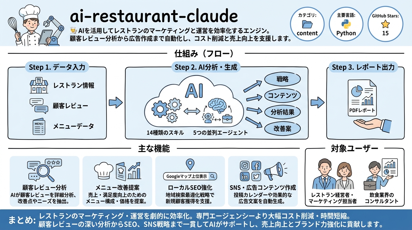 ai-restaurant-claude インフォグラフィック